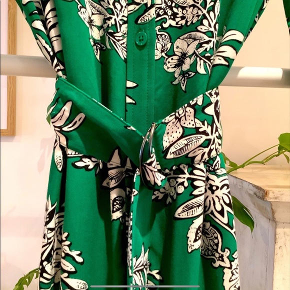 DAVID JONES | Green Shirt Dress - Picture 6 of 13